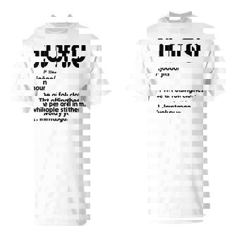 Definición De Jiu Jitsu Practicante Brasileño De Jiu-Jitsu Bjj Camiseta unisex - Regaloses