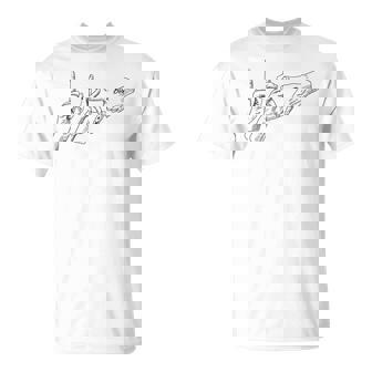 Deutschrap Hip Hop 187 Hand Shield Gesture T-Shirt - Geschenkecke