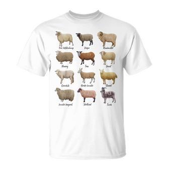 Dibujos De Ovejas Ovejas Camiseta unisex - Regaloses