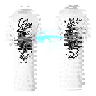 Dirt Drive 4 Wheel Drive Offroad Mud Truck & Mudding Van T-Shirt - Monsterry