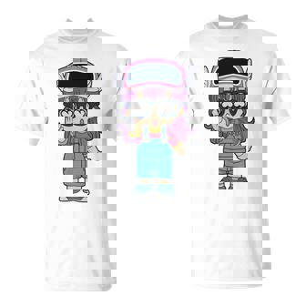 Divertidos Dibujos Animados De Arale Manga Larga Camiseta unisex - Regaloses
