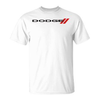 Dodge Wordmark Logo Gray T-Shirt - Geschenkecke