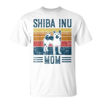 Dog Shiba Inu Mom -Intage Shiba Inu Mom Gray T-Shirt - Geschenkecke