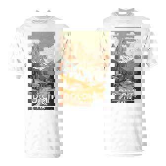 The Dolomites Italy Retro Vintage Travel T-Shirt - Monsterry