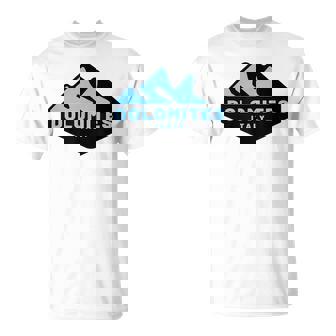 Dolomites Mountains Peak Italy T-Shirt - Monsterry