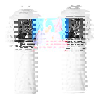 Donald Trump 2024 Sobrevivió A Disparo En Mitin Electoral Camiseta unisex - Regaloses