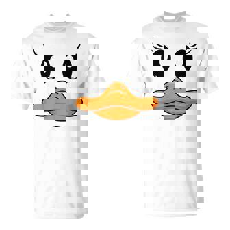 Duck Costume Duck Beak Animal Costume Yellow Yellow S T-Shirt - Geschenkecke