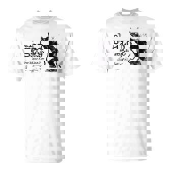Edgar Allan Poe Gótico El Gato Negro Gato Camiseta unisex - Regaloses