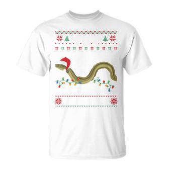 Eel I Want For Christmas I Angler Ugly Christmas Sweater T-Shirt - Geschenkecke