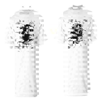 Eight Ball Chest Explosion 8 Ball Billiards T-Shirt - Monsterry