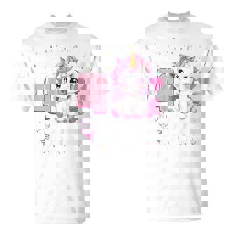 Enfant Fille 4 Ans Licorne Fille Anniversaire 4 Ans J'ai 4 Ans T-Shirt - Cadeauxyz
