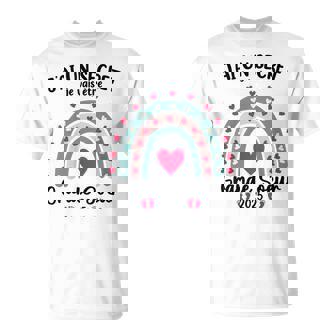 Enfant Future Grande Soeur Jeais Etre Grande Soeur 2025 T-Shirt - Cadeauxyz