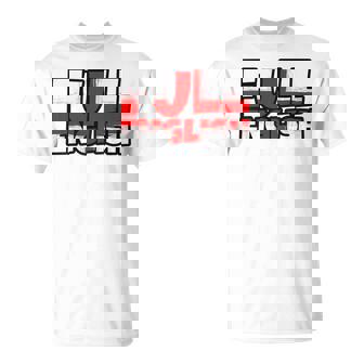 England Flag St George Cross Full English Breakfast T-Shirt - Monsterry
