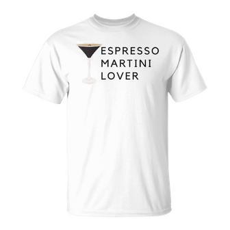 Espresso Martini Lover Statement T-Shirt - Geschenkecke