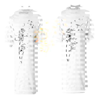 Éventail De Lecture En Forme De Pissenlit Cadeau Amusant T-Shirt - Cadeauxyz
