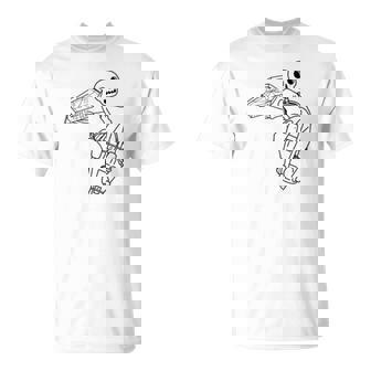 Fakie's Pizza Skelly T-Shirt - Monsterry