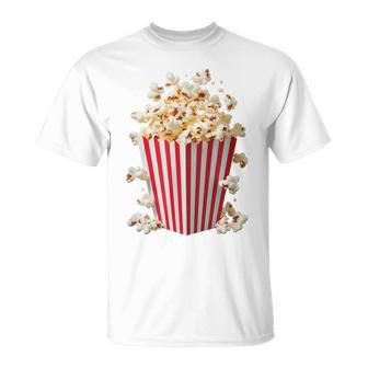 Fancy Dress & Carnival Retro Popcorn Costume Blue T-Shirt - Geschenkecke