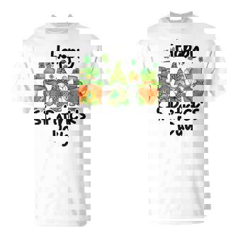 Feliz Día De San Patricio Gnomo Trébol Día De San Patricio Camiseta unisex - Regaloses