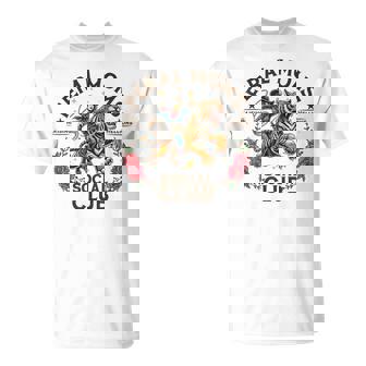 Feral Moms Social Club Vintage Trendy Mom Apparel T-Shirt - Monsterry
