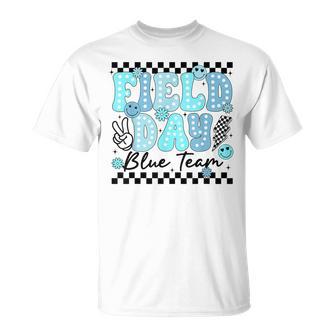 Field Day Blue Team Color Field Trip Team Game Competition T-Shirt - Thegiftio UK