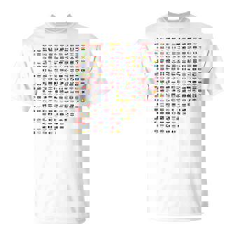 Flags Of The Countries Of The World 294 Flag International T-Shirt - Monsterry