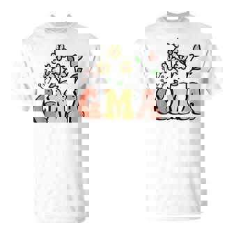 Floral Gma For Grandmother Wildflower T-Shirt - Thegiftio UK