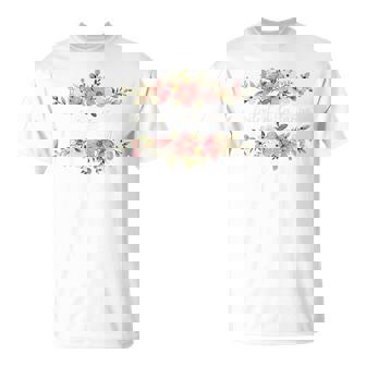 Foxtrot Tango Delta Floral Groovy Vintage Retro Women T-Shirt | Mazezy