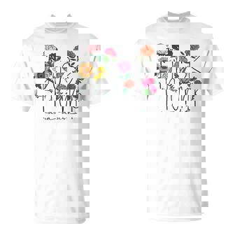 Anti Trump Subtle Floral Flower Anti-Trump Girls T-Shirt | Seseable CA
