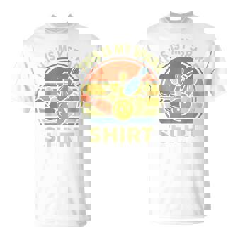 Bowling- This Is My Spare Retro Mom Dad Men T-Shirt - Seseable