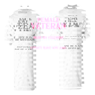 Female Veteran Patriotic Military Veteran Mother T-Shirt - Thegiftio UK