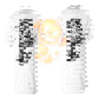 Monkey Animal Animals Monkey T-Shirt - Geschenkecke