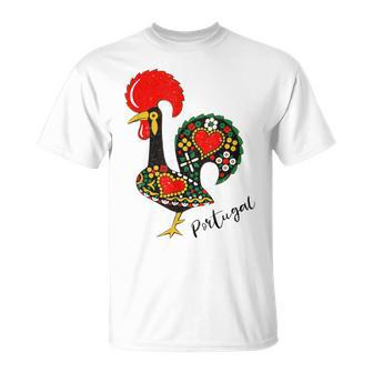 Galo De Barcelos Coq Portugais T-Shirt - Cadeauxyz