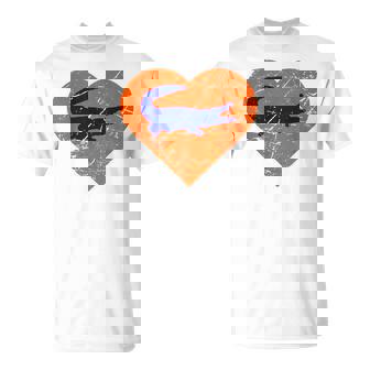 Gators In Heart I Love Gators T-Shirt - Monsterry