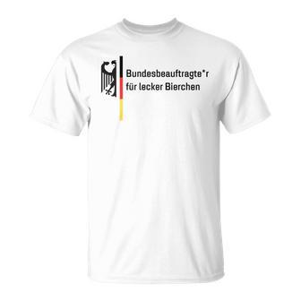 German Federal Commissioner For Delicious Beer Alcohol Consumption Malle T-Shirt - Geschenkecke