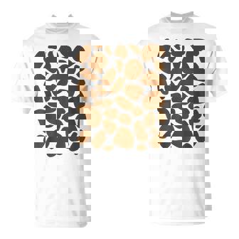 Giraffe Print DIY Pattern Trick Or Treat Jungle Animals T-Shirt - Monsterry