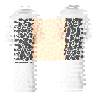 Giraffe Pattern Lazy Halloween Costume T-Shirt - Monsterry