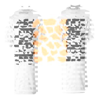 Giraffe Print Trick Or Treat Animal Halloween Costume T-Shirt - Monsterry