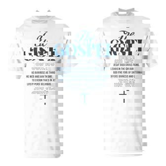 The Gospel Jesus Saves Christian Bible Verse T-Shirt - Monsterry