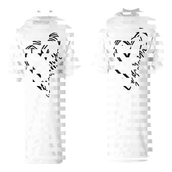 Grammy Life Heart Signature Love Heart Mother's Day T-Shirt | Mazezy