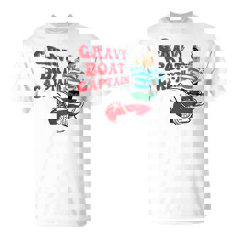 Gravy Boat Captain Thanksgiving Costume T-Shirt - Monsterry