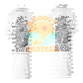 Groovy Brother 70s Aesthetic Nostalgia 1970's Retro Brother T-Shirt - Monsterry