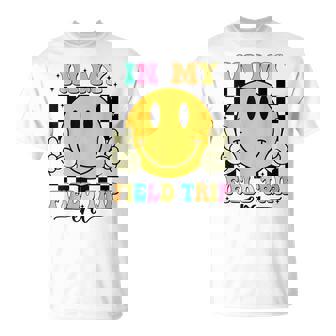 Groovy In My Field Trip Era Field Day Teachers Boys Girls T-Shirt | Mazezy