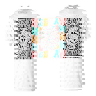 Groovy Meemaw Checkered Leopard Bolt Lightning Grandma Life T-Shirt - Monsterry