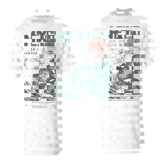 Gulf Of Mexico Golfo De México 1550 Retro Vintage Beach T-Shirt - Monsterry