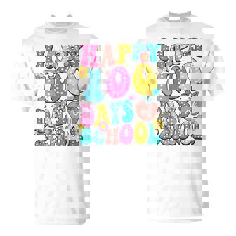 Happy 100 Days Of School Teachers Girls 100Th Day Of School T-Shirt - Thegiftio