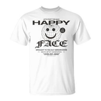 Happy Face Globe T-Shirt - Geschenkecke