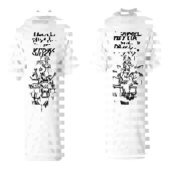 Headbanger Headbanger Drummer Chicken Playing Drum T-Shirt - Monsterry