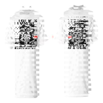 Hermanas Gemelas Gemelas Me Encanta Mi Hermana Y Ella Me Ama Camiseta unisex - Regaloses