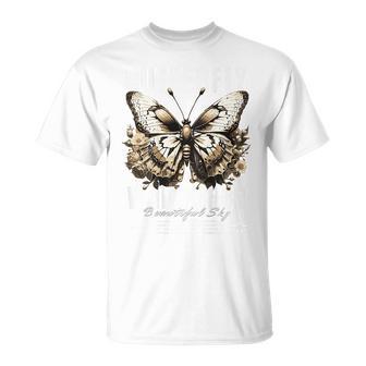 Hip Hop Butterfly Y2k Backprint Streetwear T-Shirt - Geschenkecke