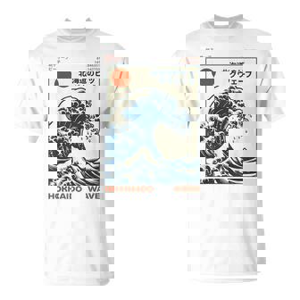 Hokkaido Wave Japanese Vintage T-Shirt | Mazezy